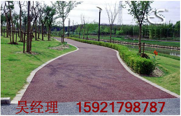 透水混凝土路面