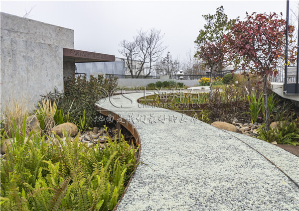 熒光膠粘石路面 熒光膠粘石路面