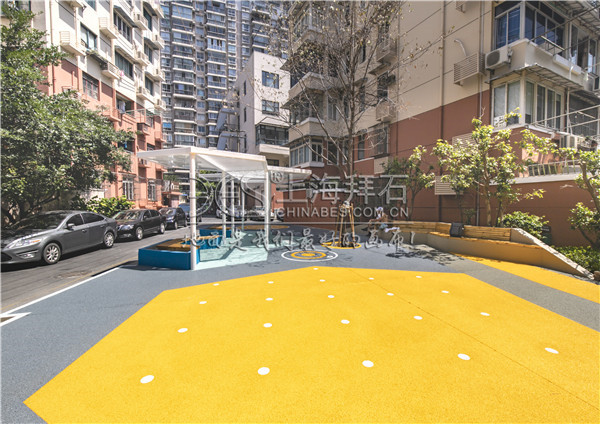 彩色透水混凝土路面 彩色透水混凝土路面