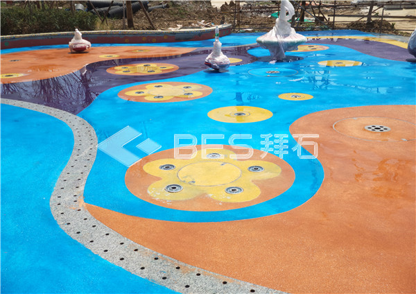 礫石聚合物路面