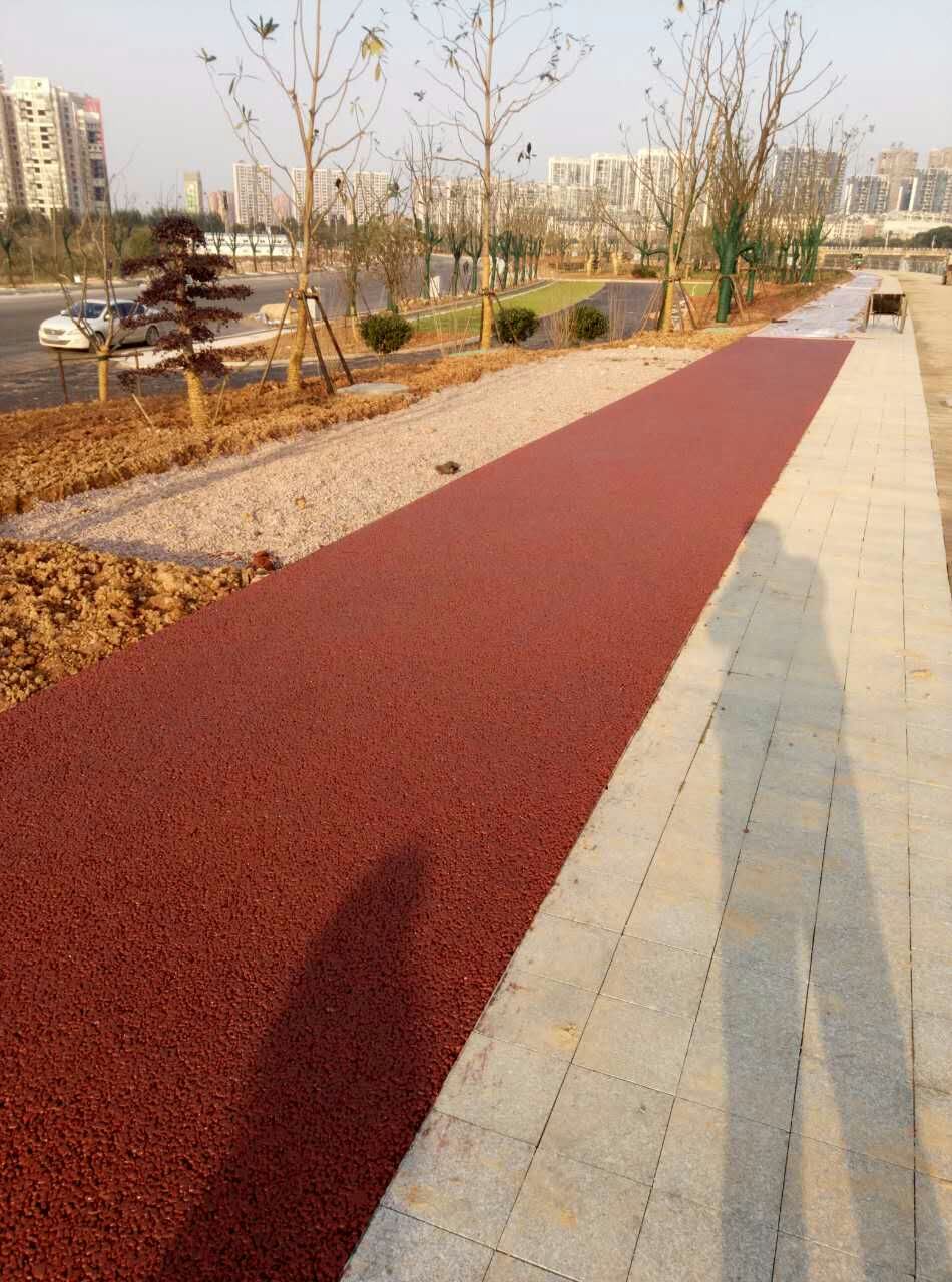 湖南衡陽風光帶市政透水路面工程