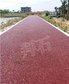 上海浦東老港透水地坪項目