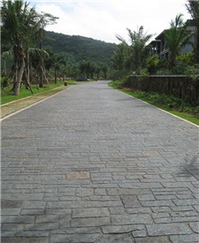 上海朱家角壓模地坪項目