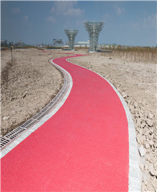 上海虹橋污水處理廠透水混凝土項目