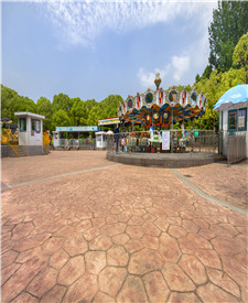 上海黃興公園壓花混凝土項(xiàng)目