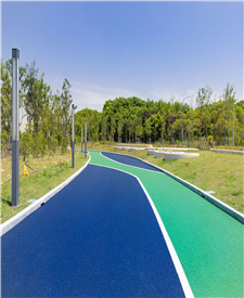 上海金融小鎮(zhèn)瀝青改色路面項目 上海金融小鎮(zhèn)瀝青改色路面項目