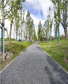 上海馬橋露骨料透水混凝土項(xiàng)目