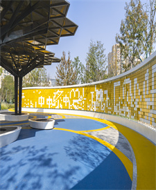 寧波四明公園彩色透水混凝土項(xiàng)目